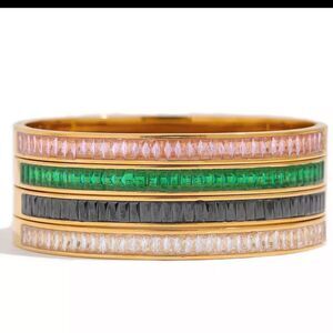 New Sparkly Crystal Layering Bangle Bracelet Choice of Color